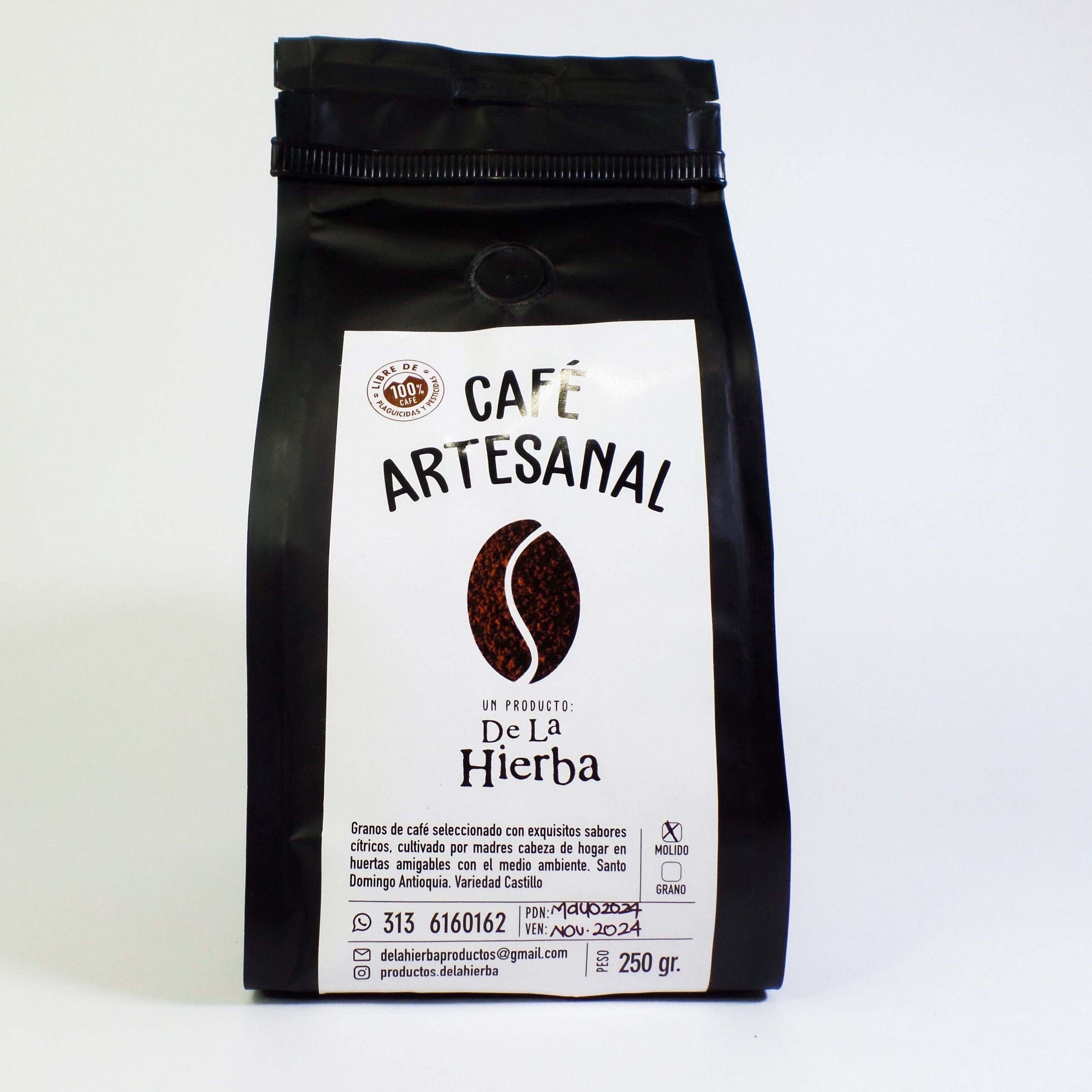 Cafe Artesanal Molido X 250g